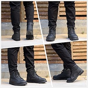 Amazon.com: SUADEX Steel Toe Boots for Men Women,Heat